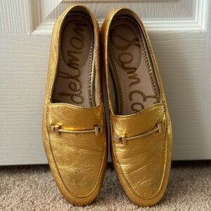 Antique Gold Sam Edelman Loafers